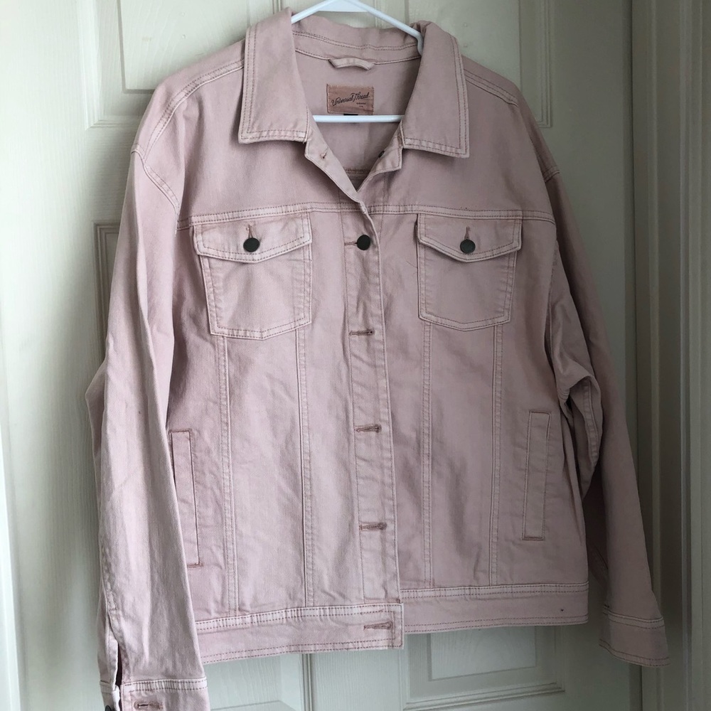 Universal Thread pink jean jacket